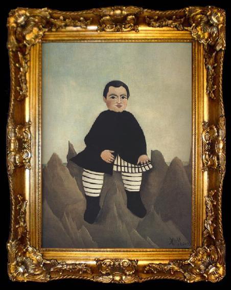 framed  Henri Rousseau Portrait of a Child, ta009-2